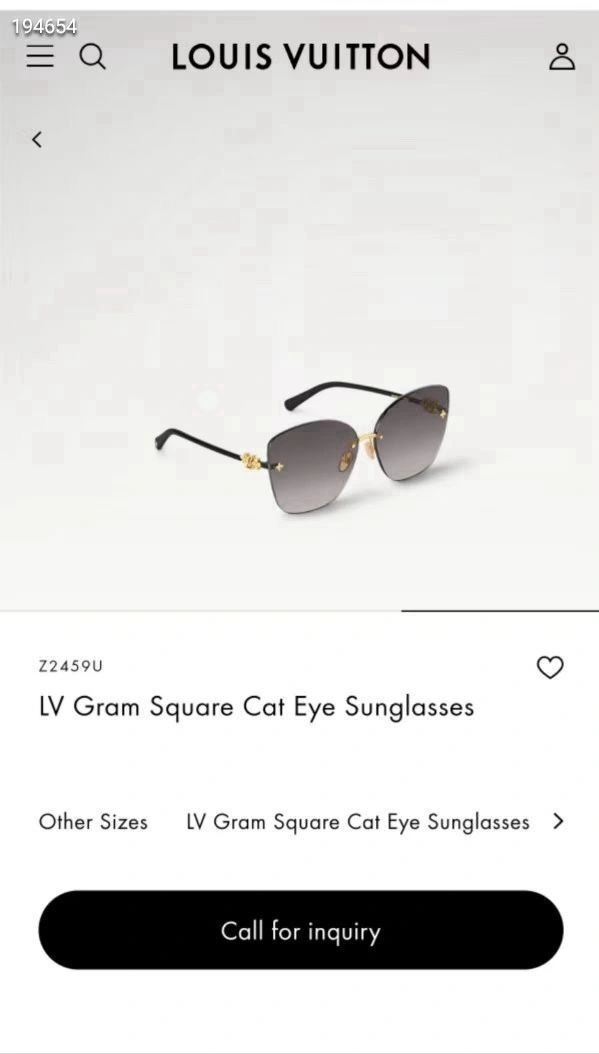SoftTouch Louis Vuitton Sunglasses 281107