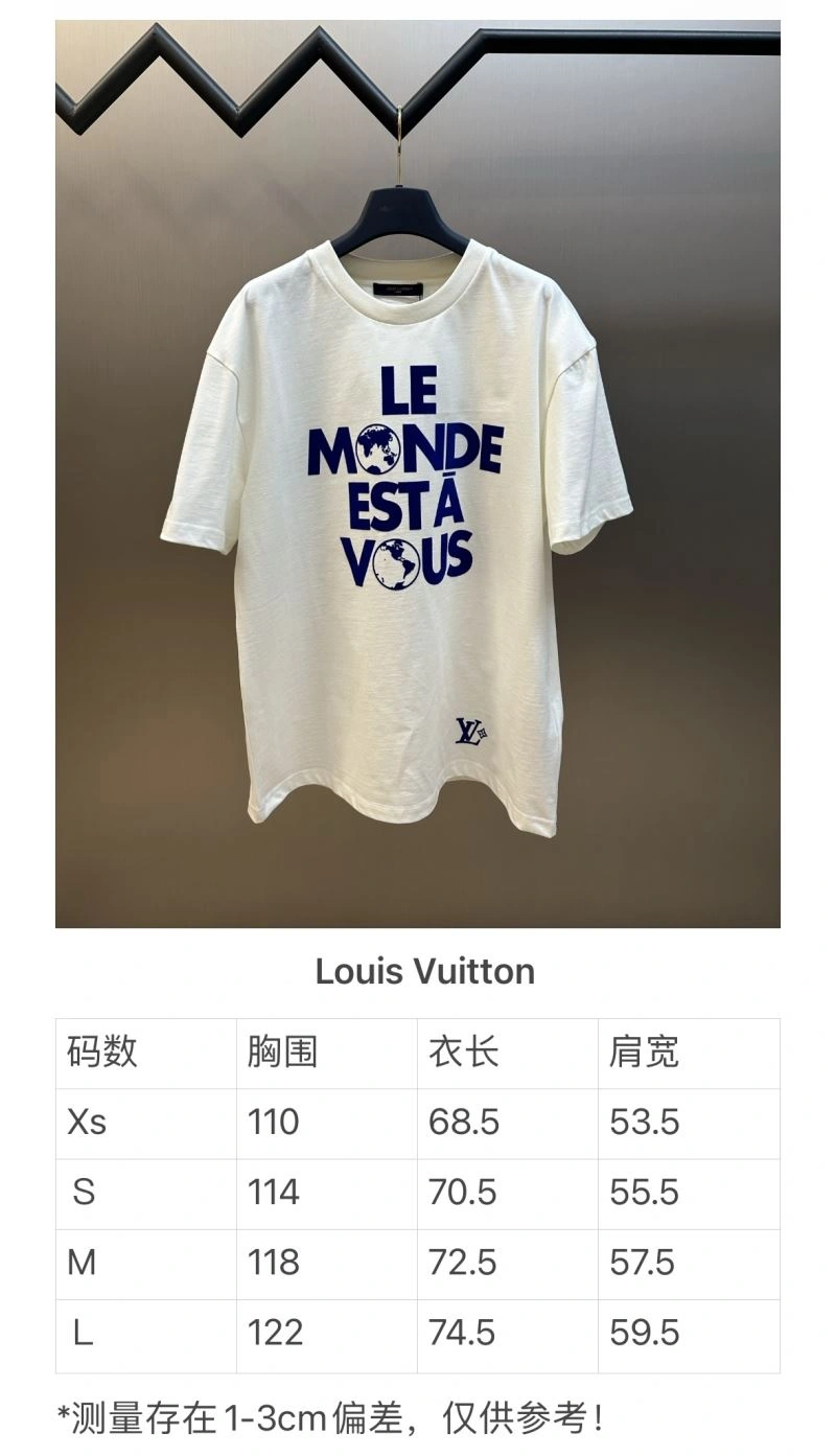 Louis Vuitton T-Shirts Breathable 138266