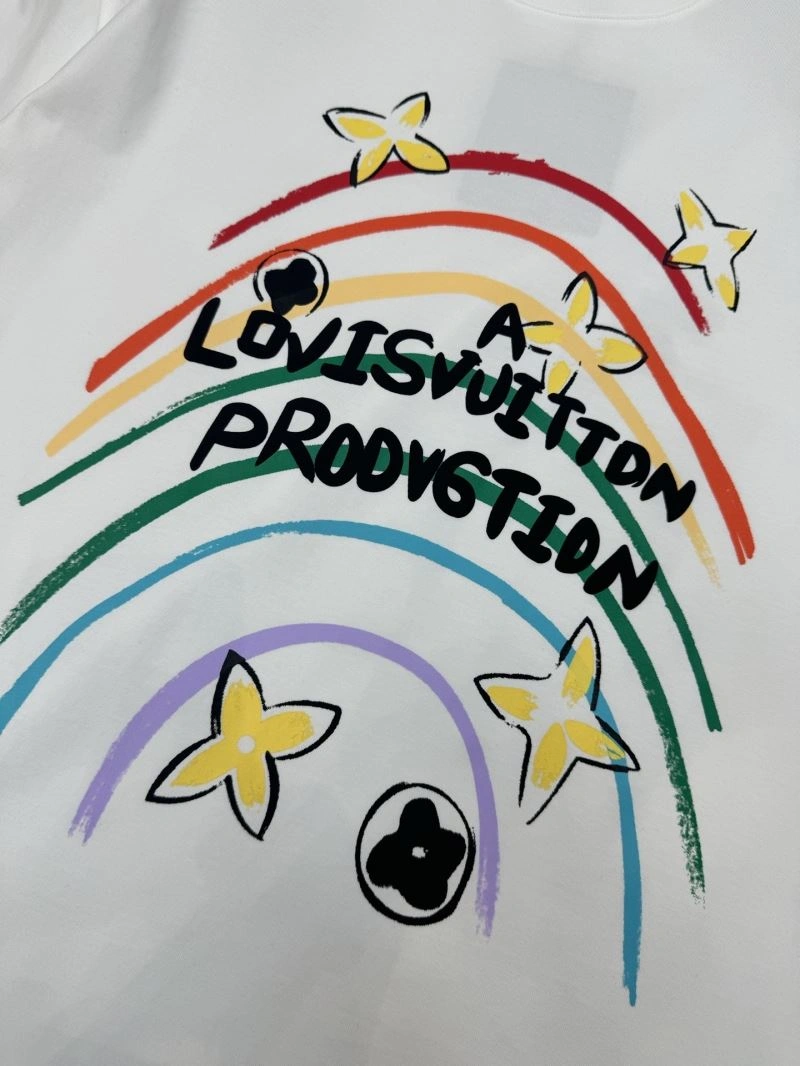 Louis Vuitton T-Shirts Breathable 136238