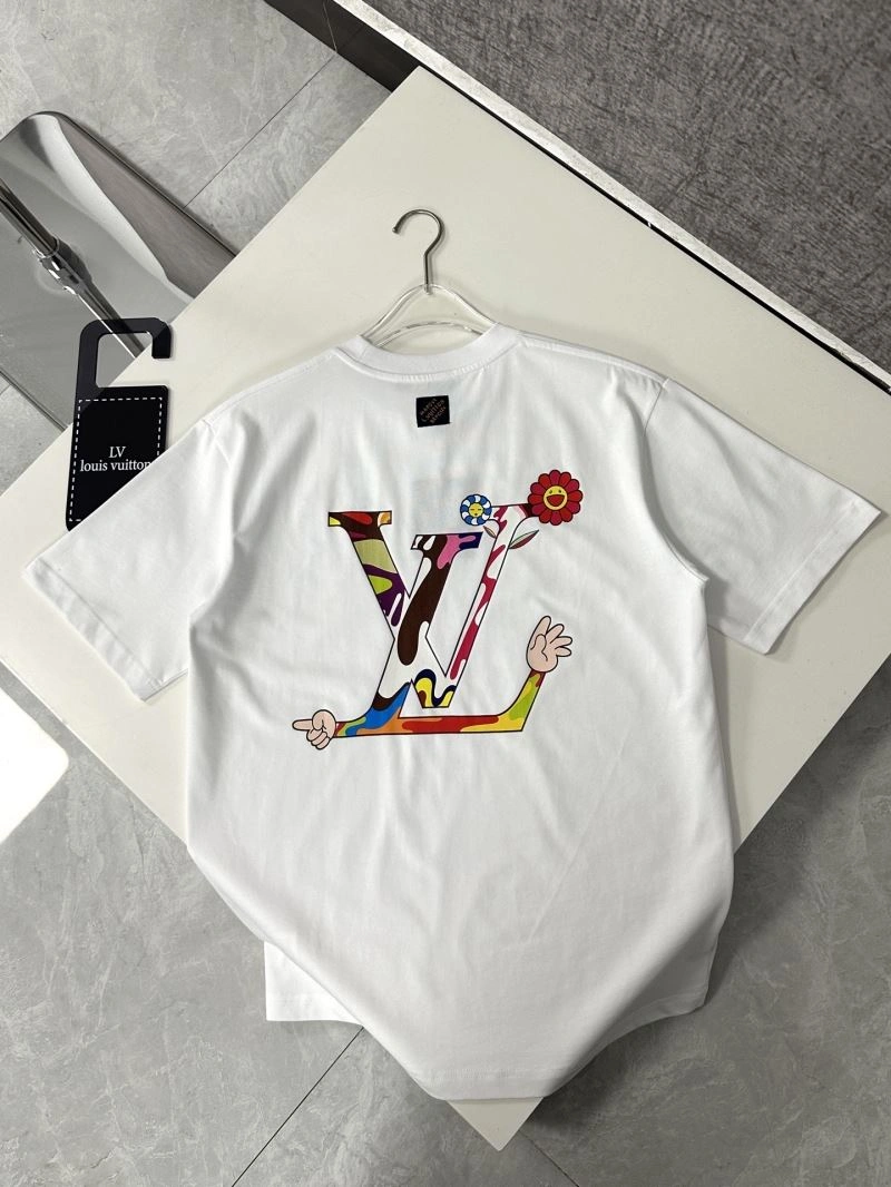 Louis Vuitton T-Shirts Breathable 133440