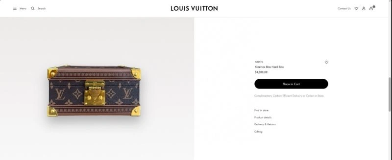 Louis Vuitton Tissue Boxes AllSeason 274724