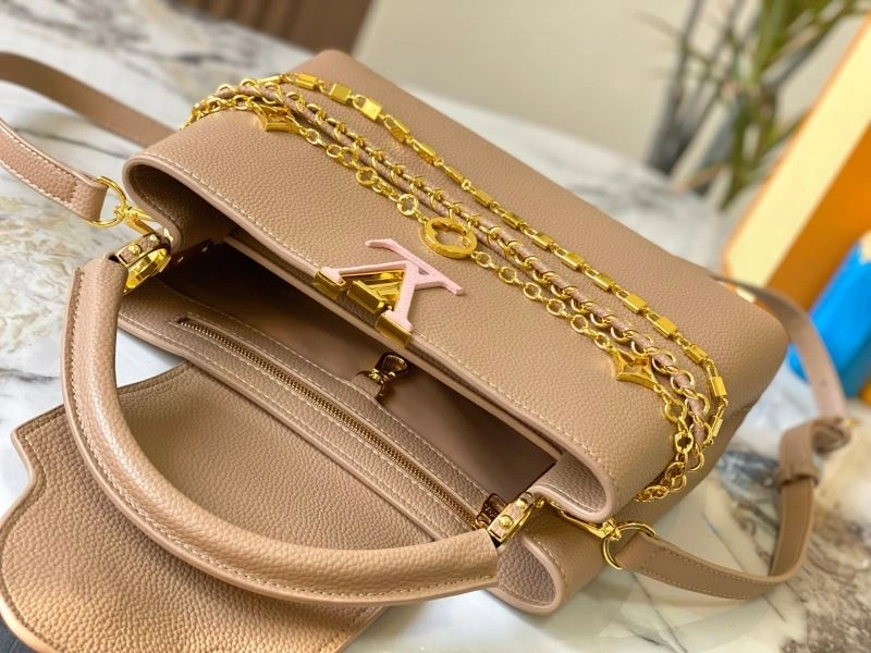Flexible Louis Vuitton Top Handle Bags 80050