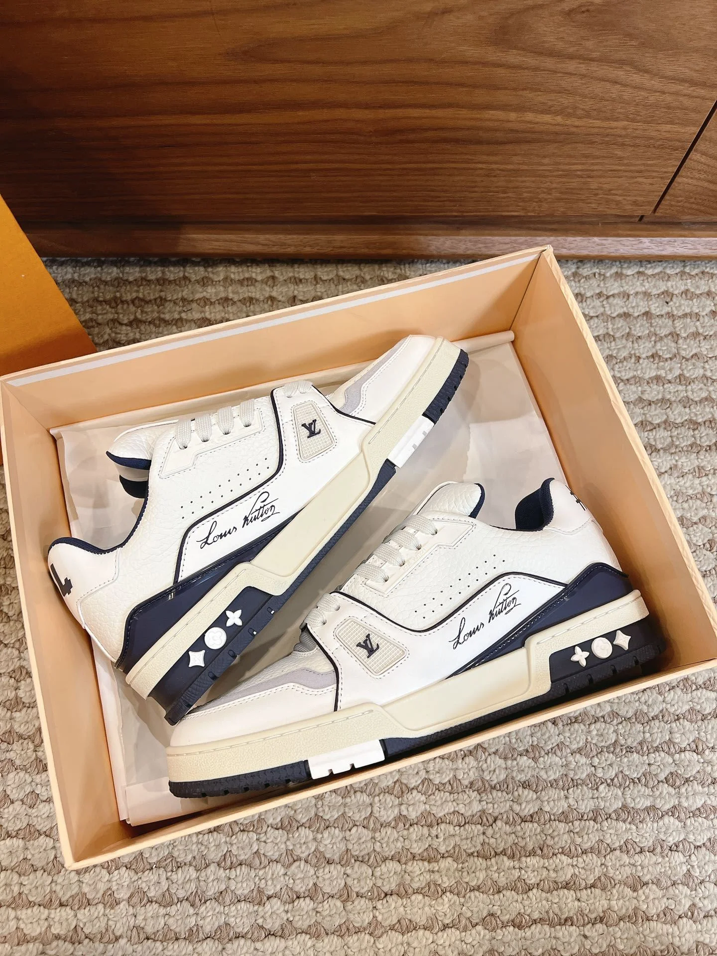 Trendsetting Louis Vuitton Trainer Sneaker 31435