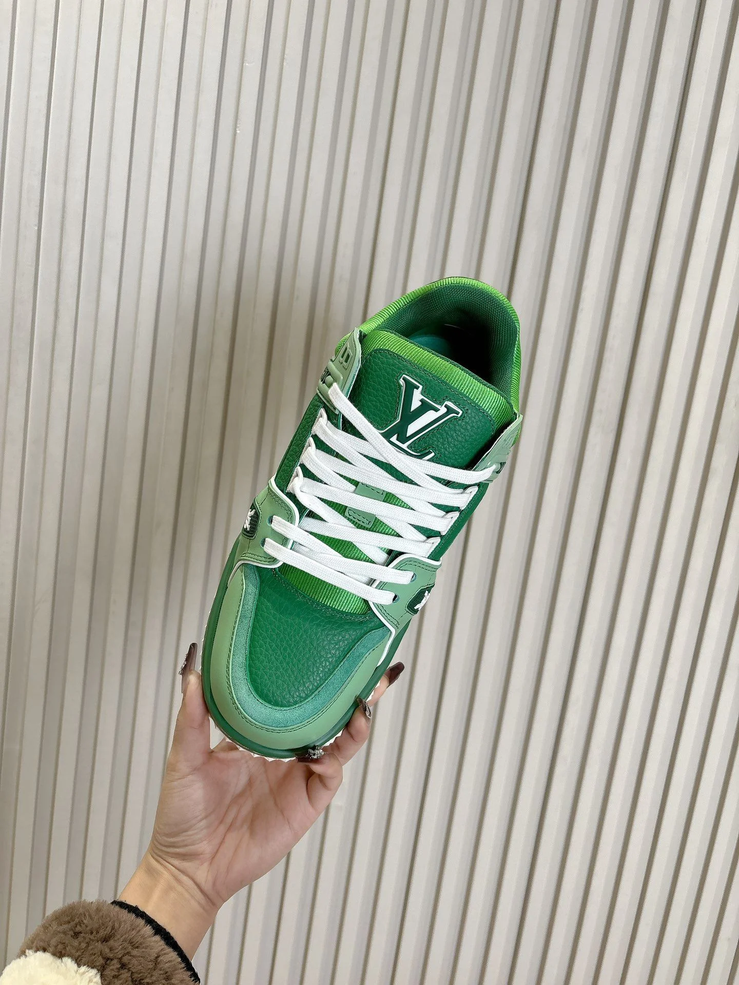 ZipUp Louis Vuitton Trainer Sneaker 31395