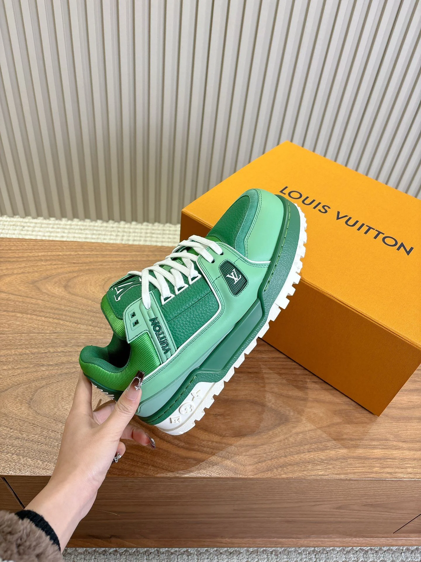 ZipUp Louis Vuitton Trainer Sneaker 31395