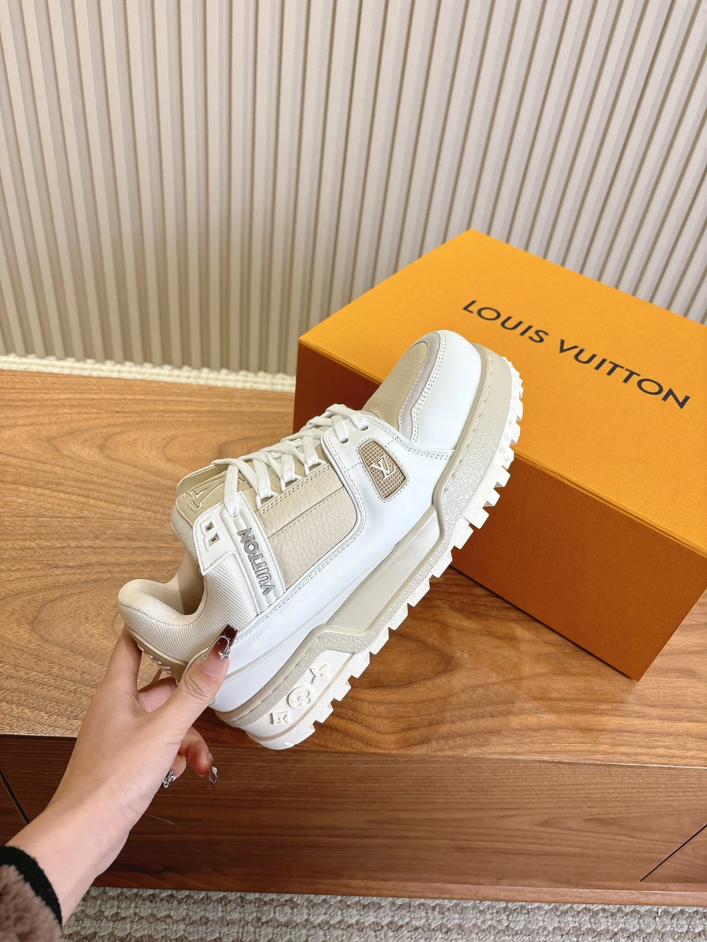 ZipUp Louis Vuitton Trainer Sneaker 31387