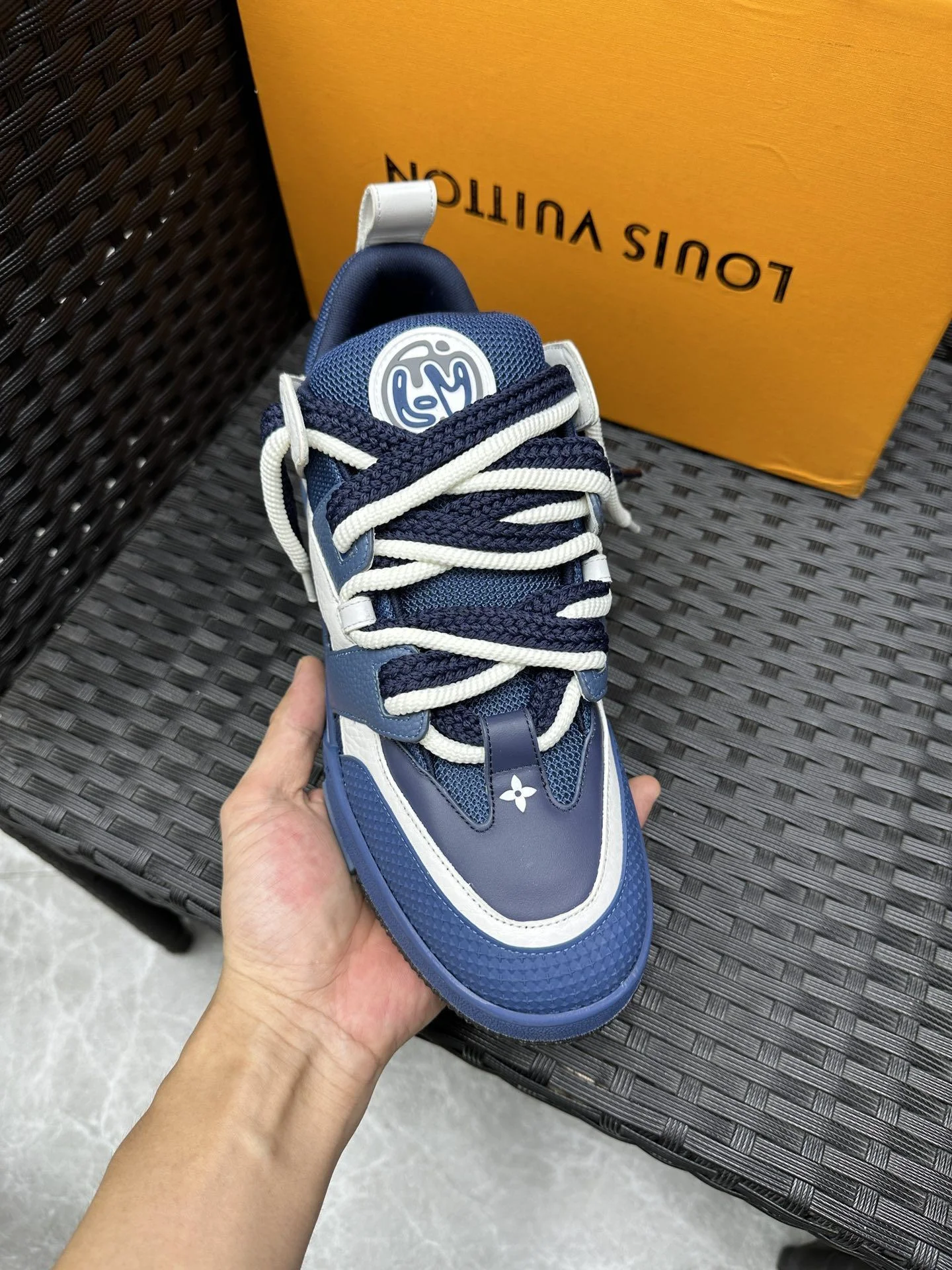 Louis Vuitton Trainer Sneaker Breathable 30956