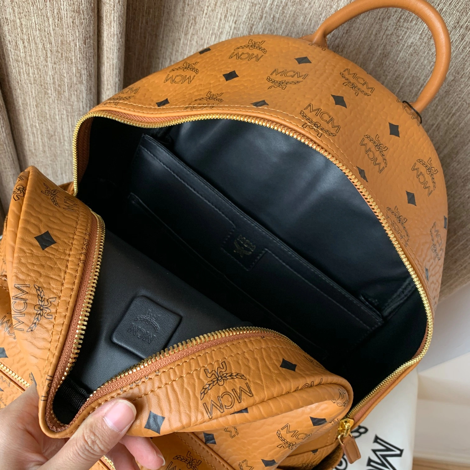 WaterResistant MCM Backpacks 90526