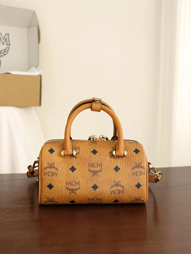 MCM Boston Bags Stylish 63813