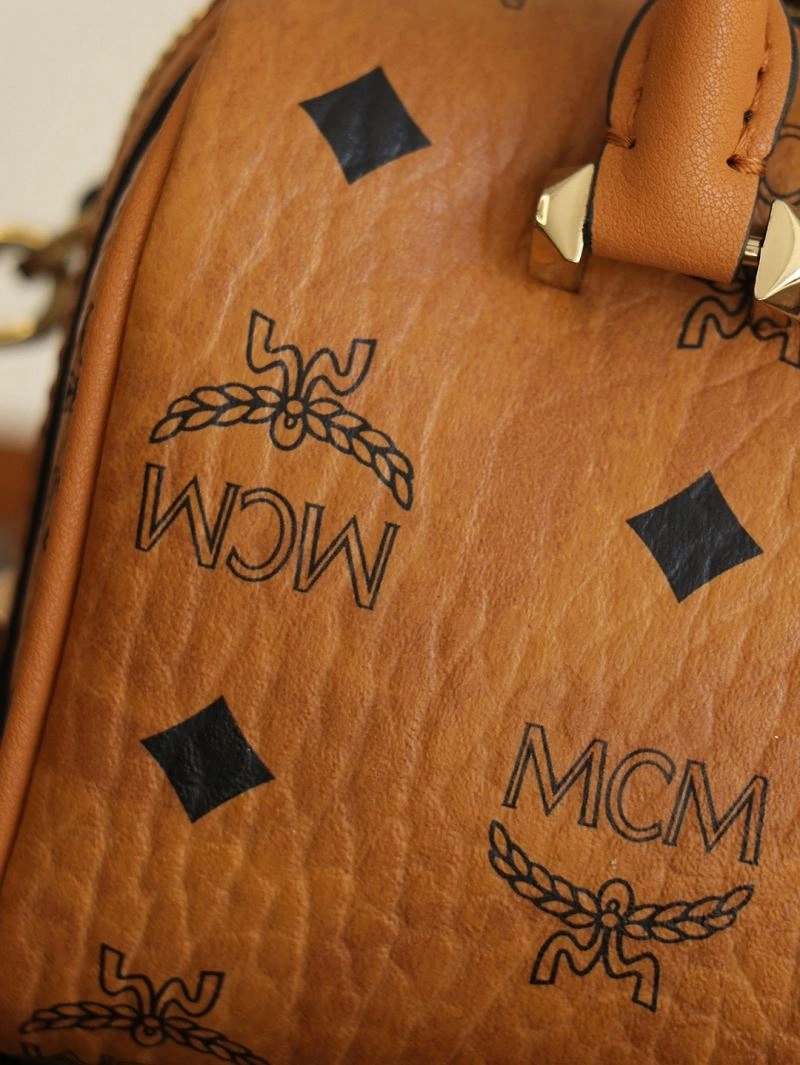 MCM Boston Bags Stylish 63813