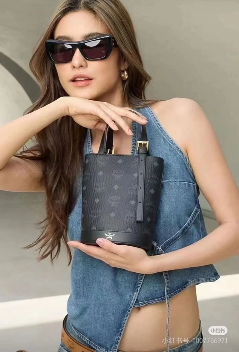 Sleek MCM Bucket Bags 64166