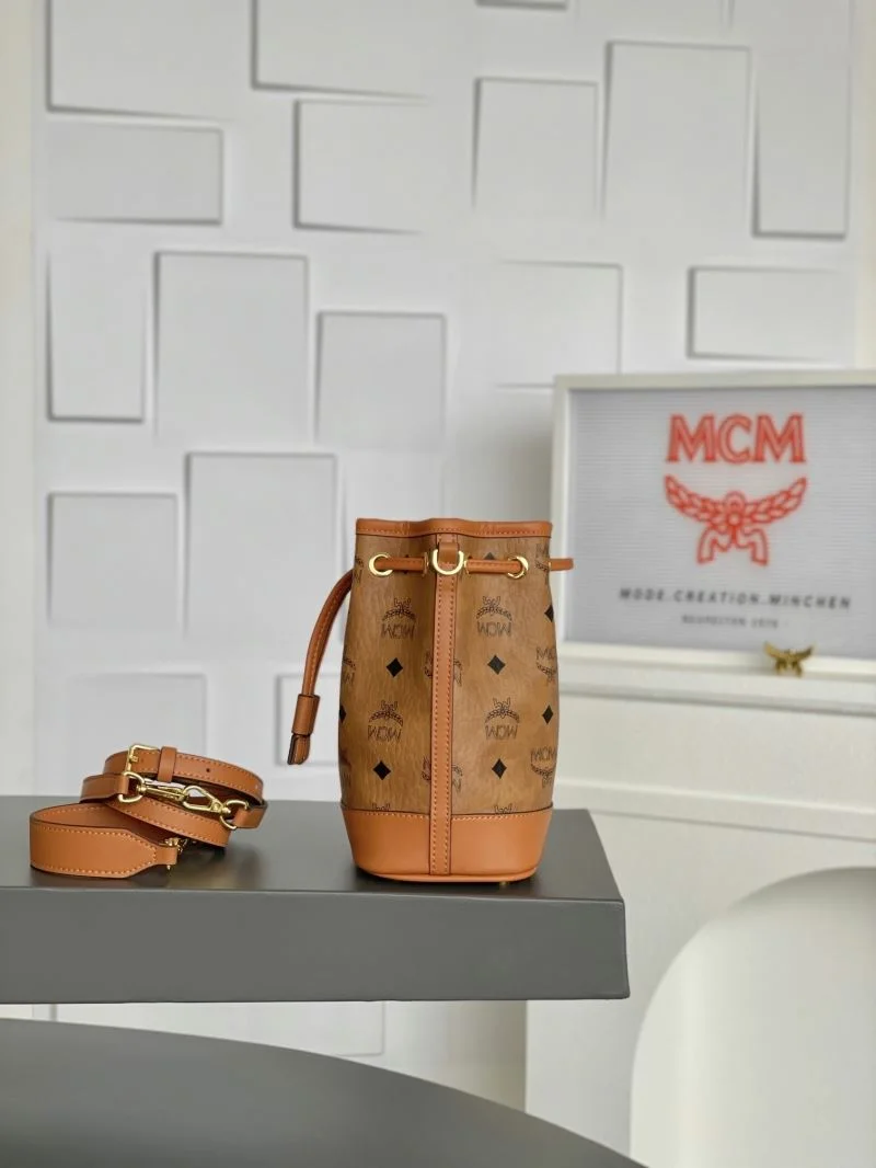 SmoothTexture MCM Bucket Bags 45675