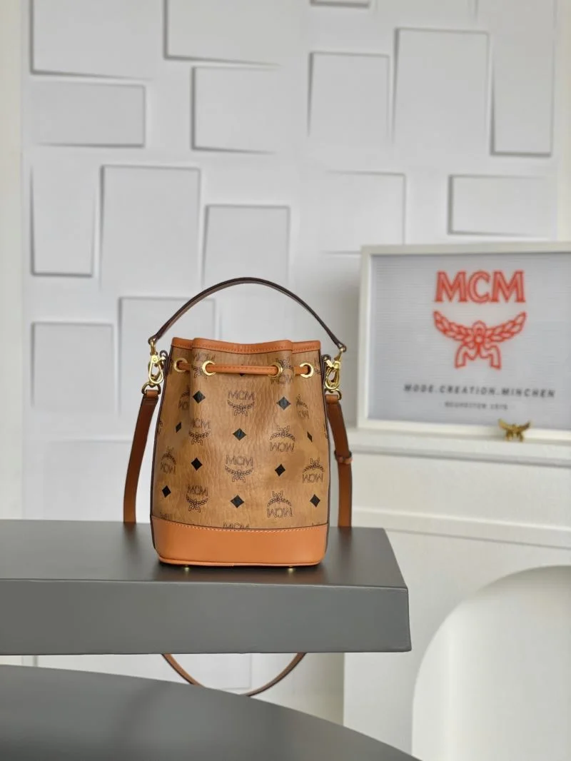 SmoothTexture MCM Bucket Bags 45675