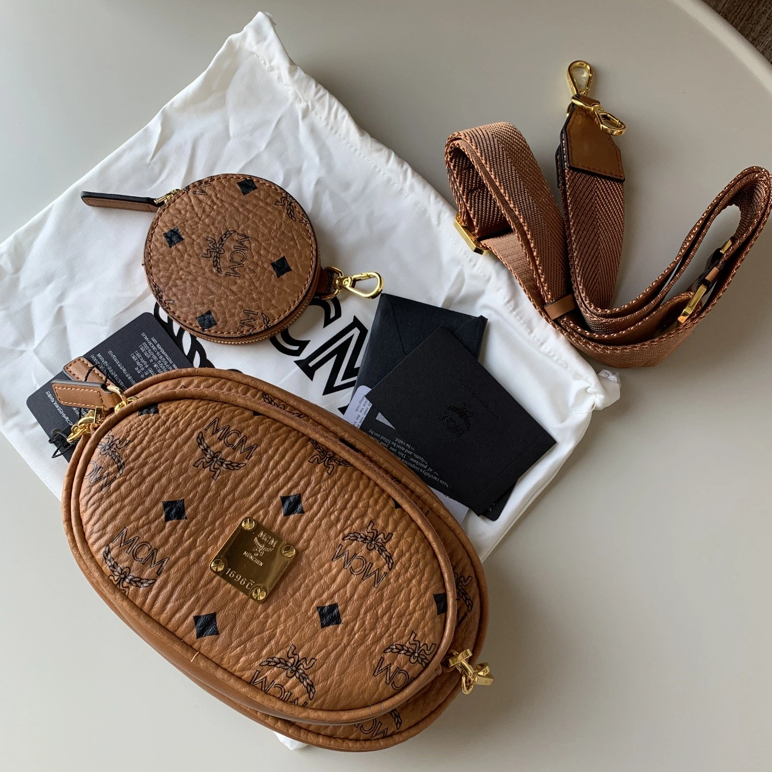 MCM Round Bags Durable 90511
