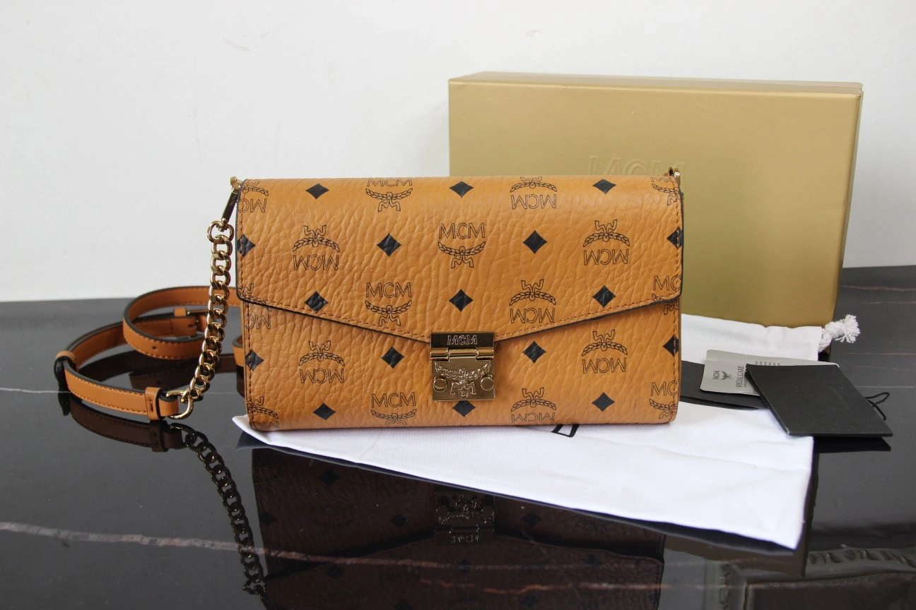 Bright MCM Satchel Bags 90488