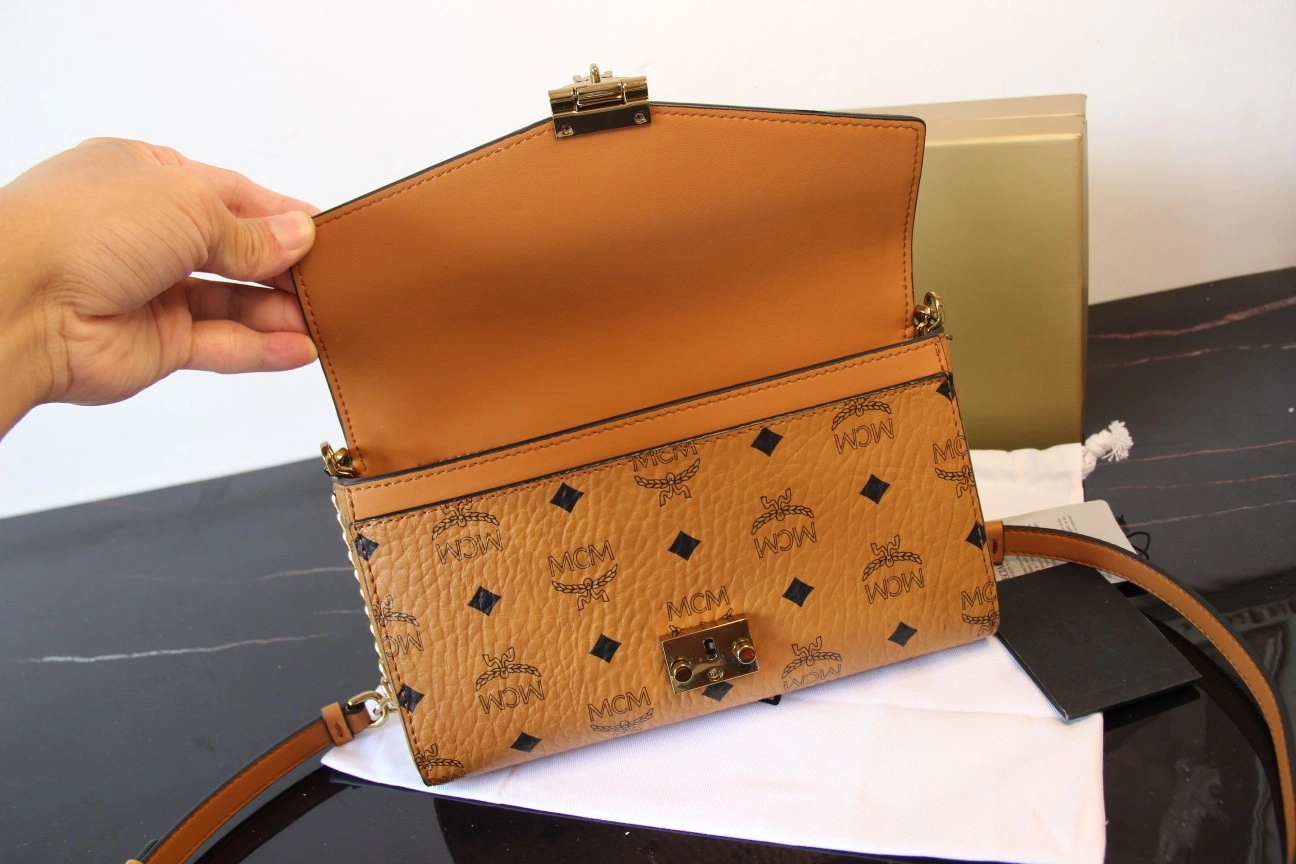 Bright MCM Satchel Bags 90488