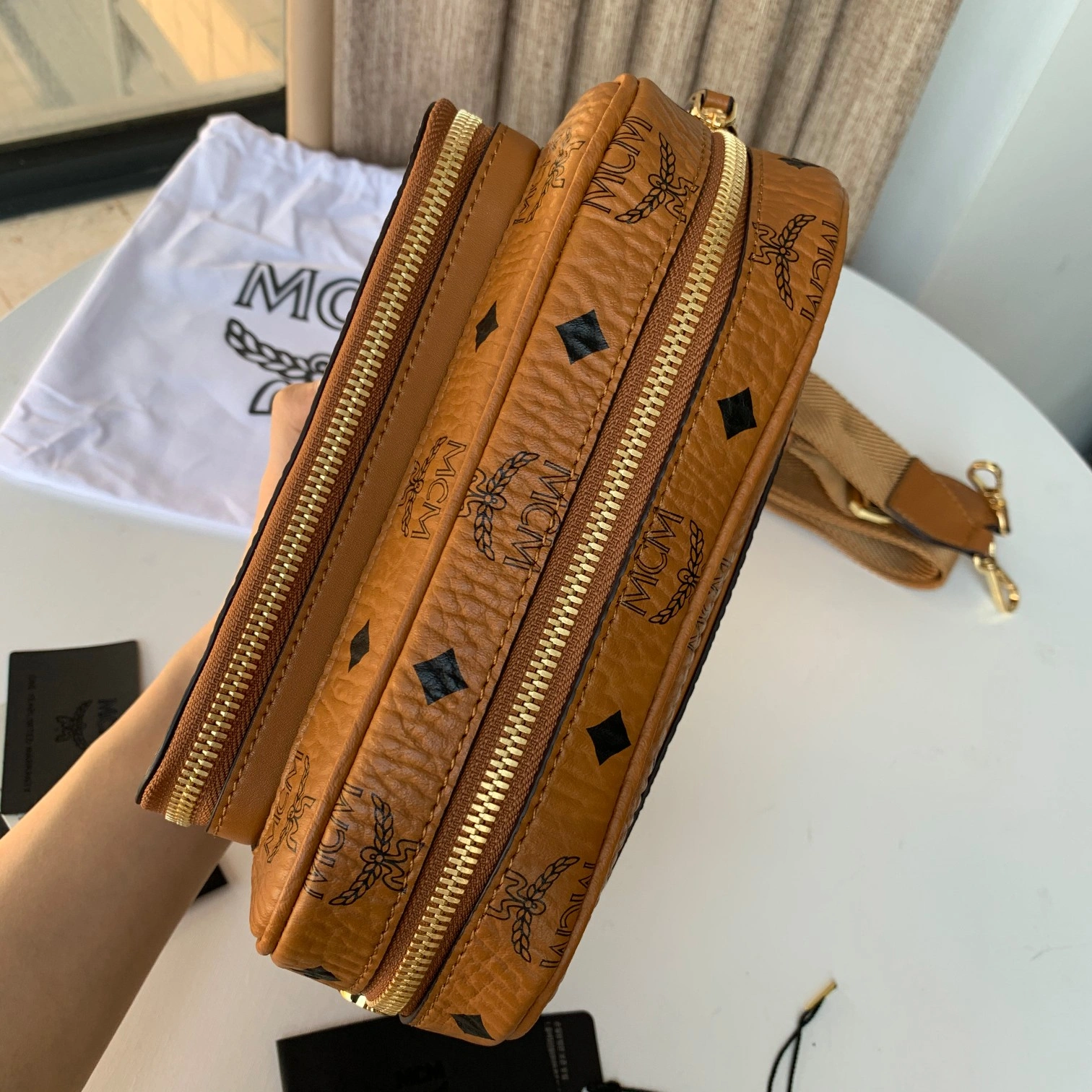 MCM Satchel Bags Cozy 90473