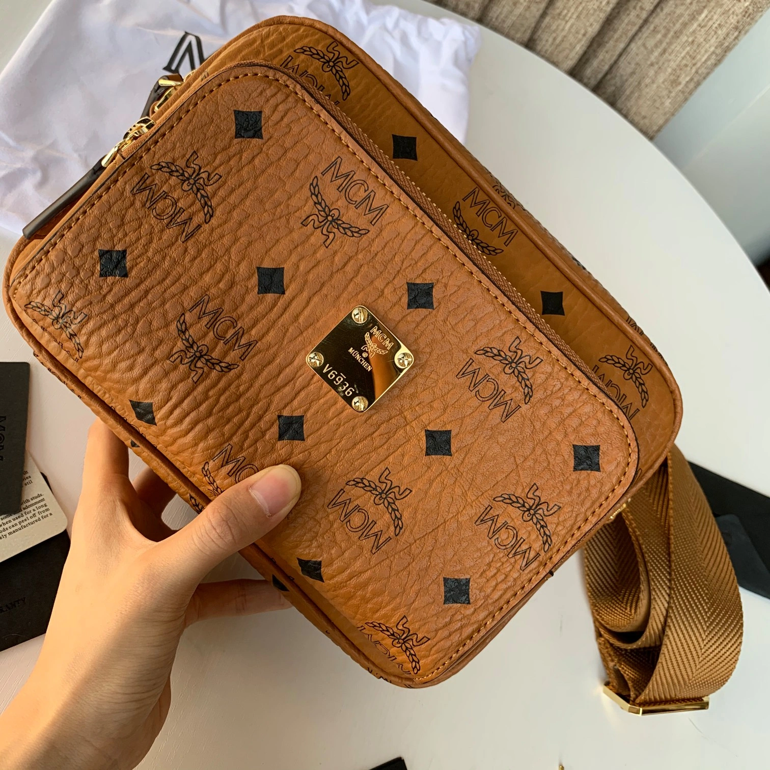 MCM Satchel Bags Cozy 90473