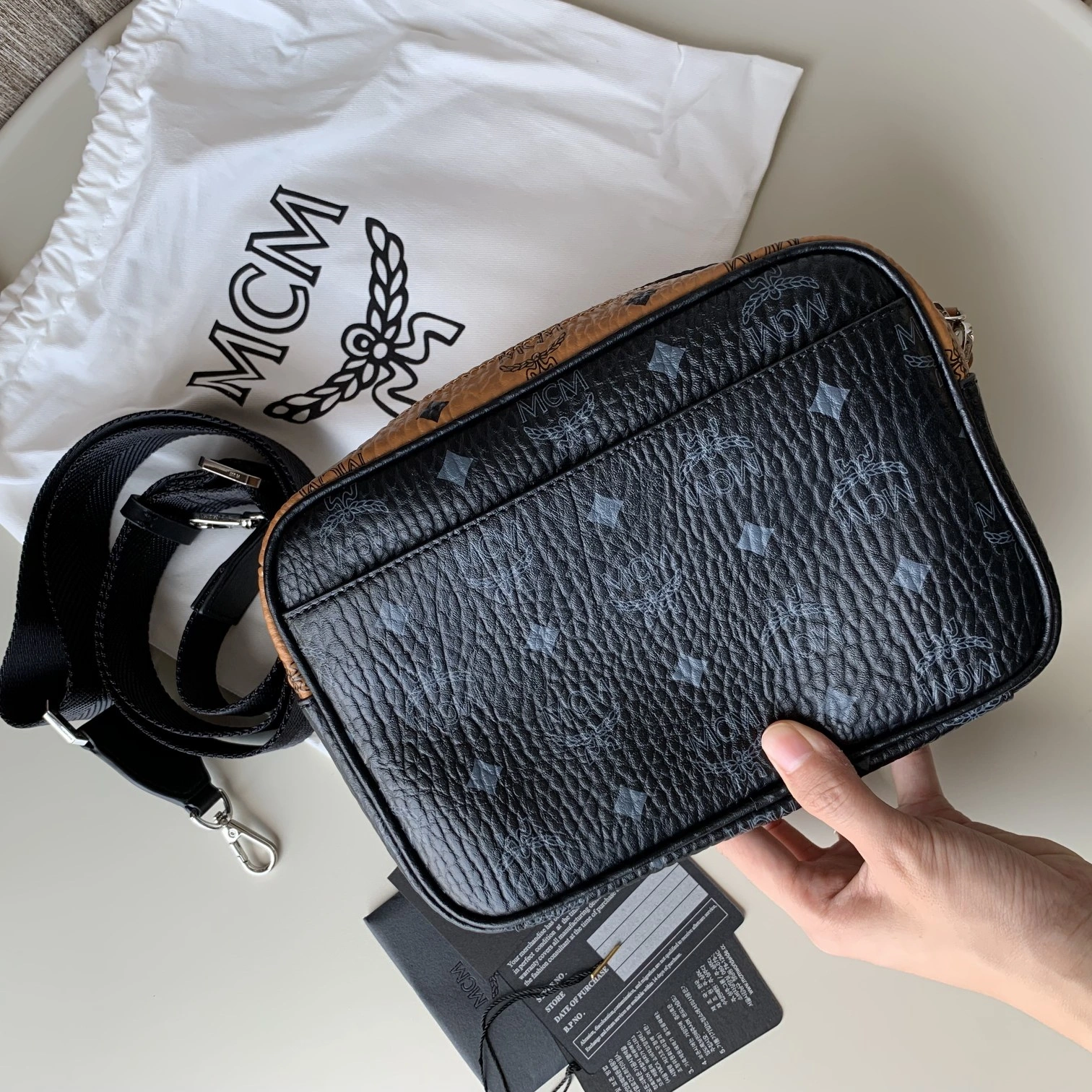 Stretchable MCM Satchel Bags 90464