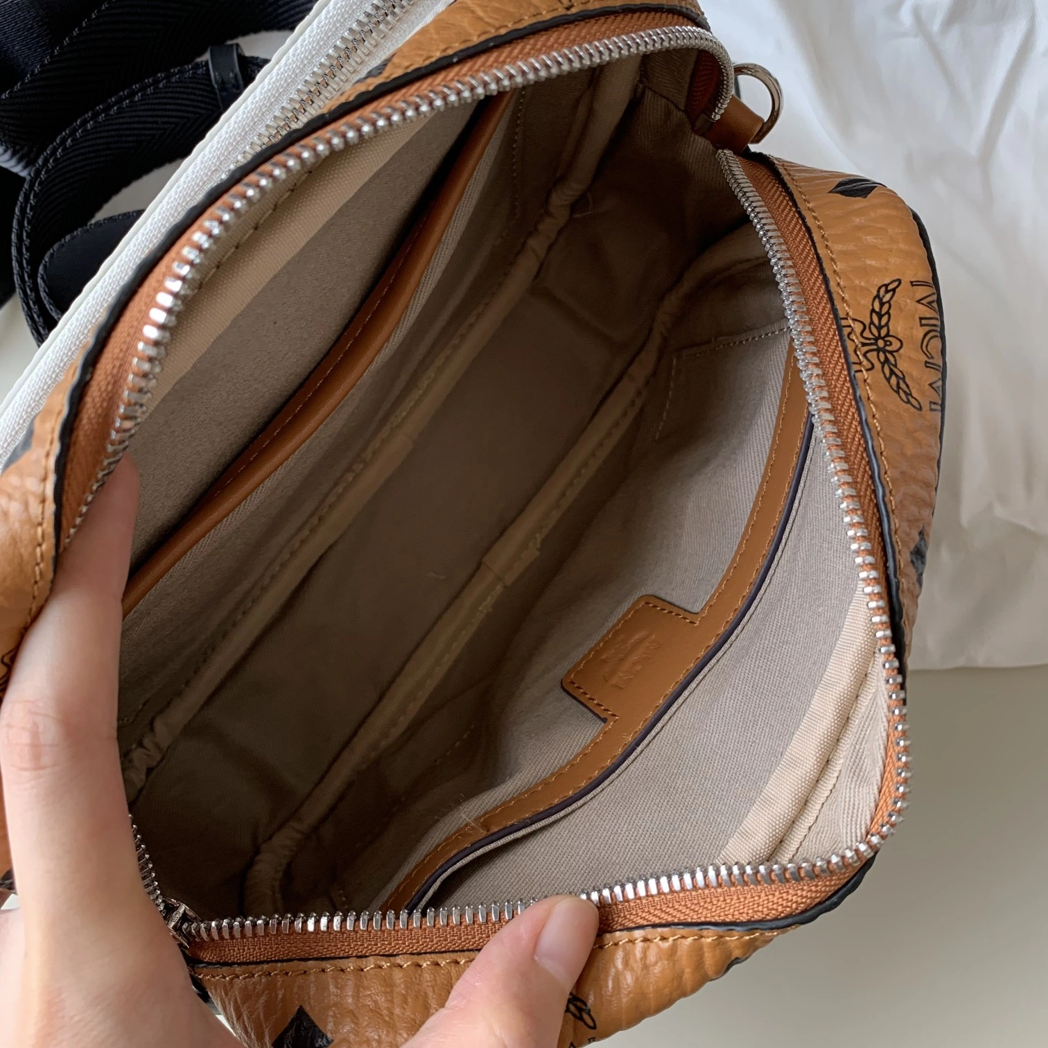 Stretchable MCM Satchel Bags 90464