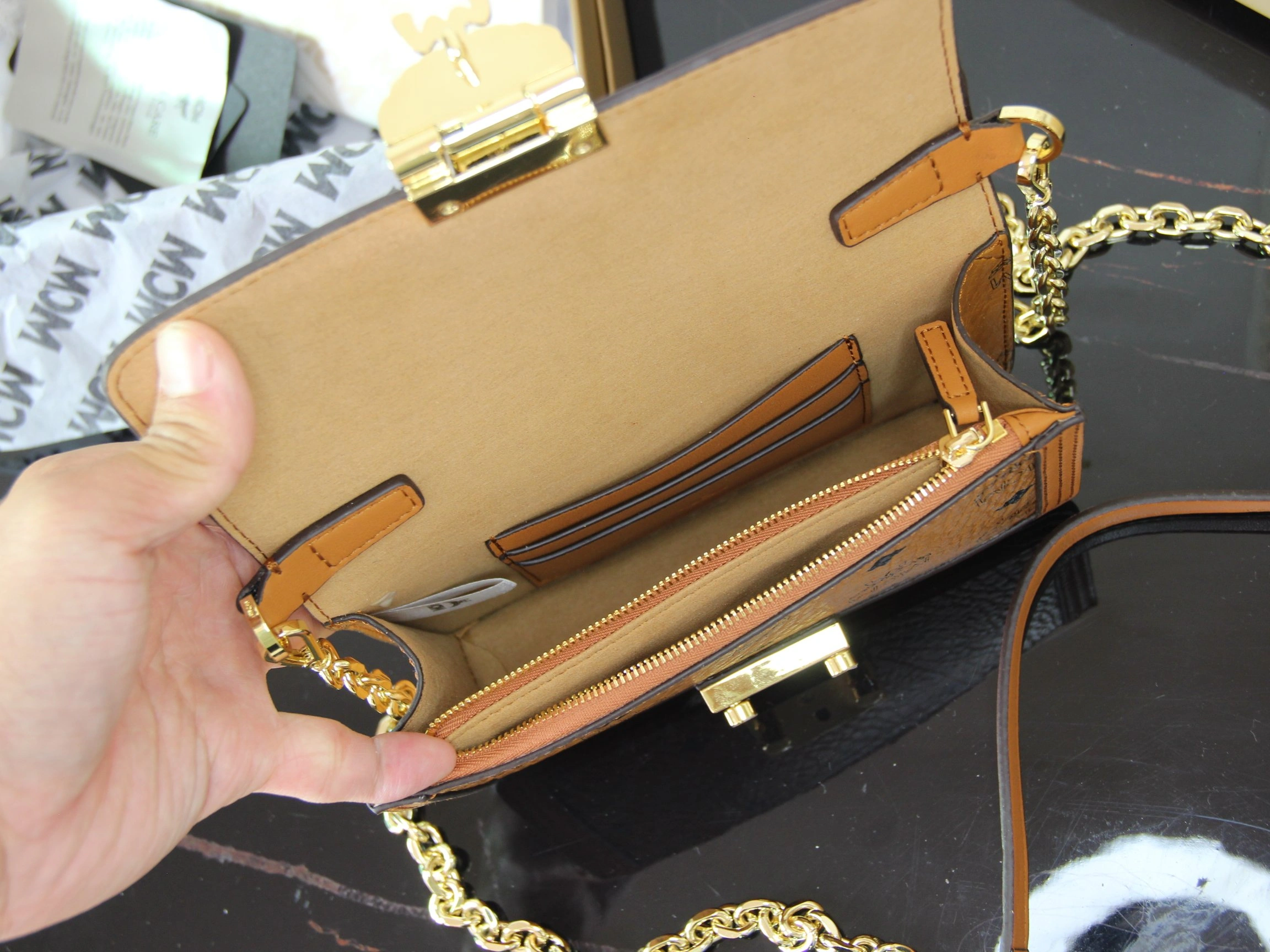 MCM Satchel Bags WrinkleFree 90483