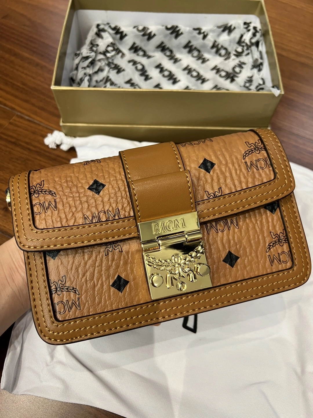 MCM Satchel Bags Sustainable 90453