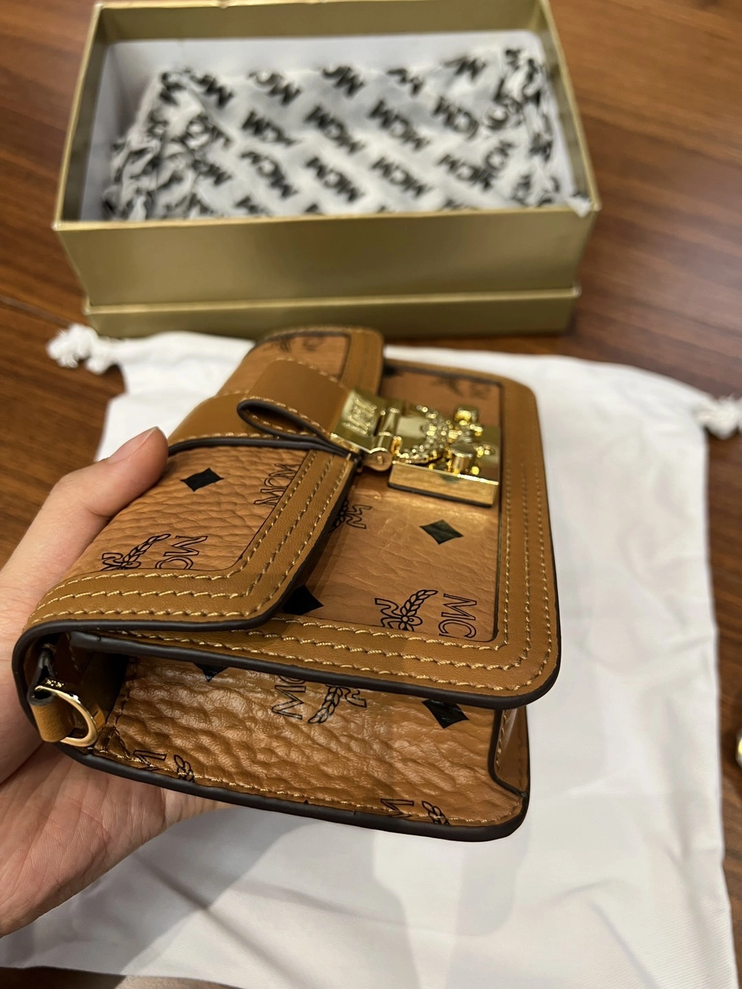 MCM Satchel Bags Sustainable 90453