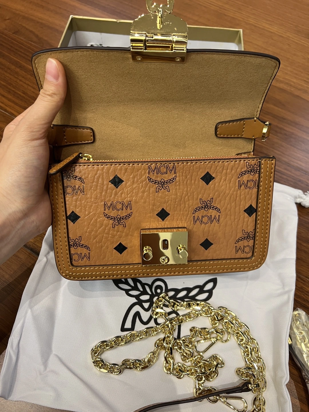 MCM Satchel Bags Sustainable 90453