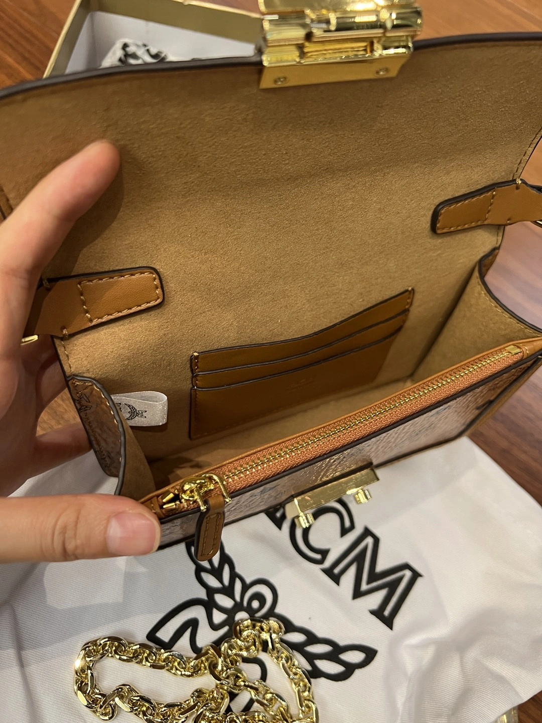 MCM Satchel Bags Sustainable 90453