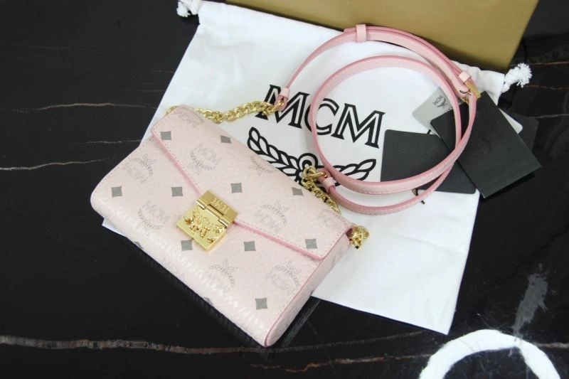 WaterResistant MCM Satchel Bags 90385