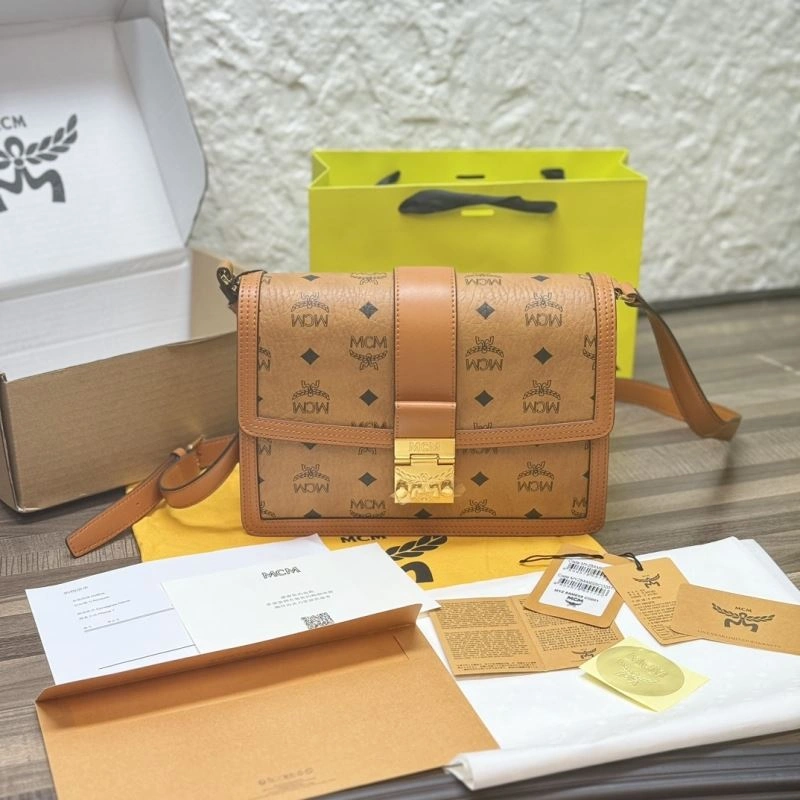 MCM Satchel Bags Sleek 80554
