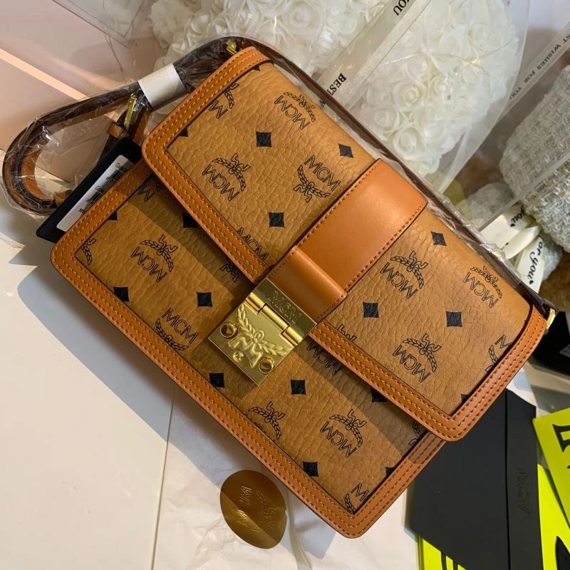 Stretchable MCM Satchel Bags 63741