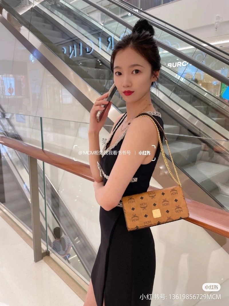 Soft MCM Satchel Bags 64156