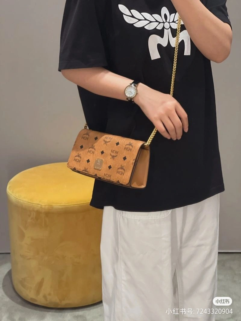 Soft MCM Satchel Bags 64156