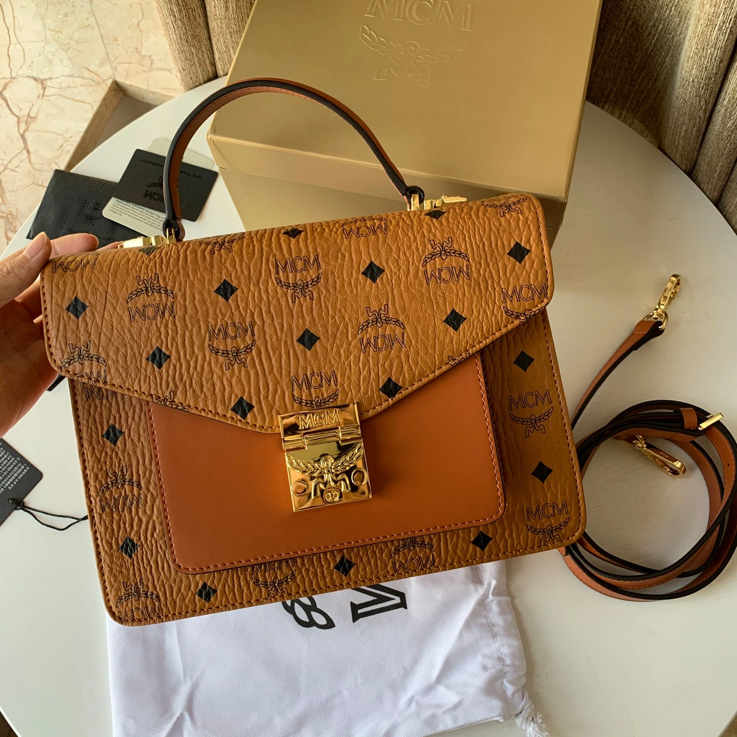 MultiPurpose MCM Top Handle Bags 90448
