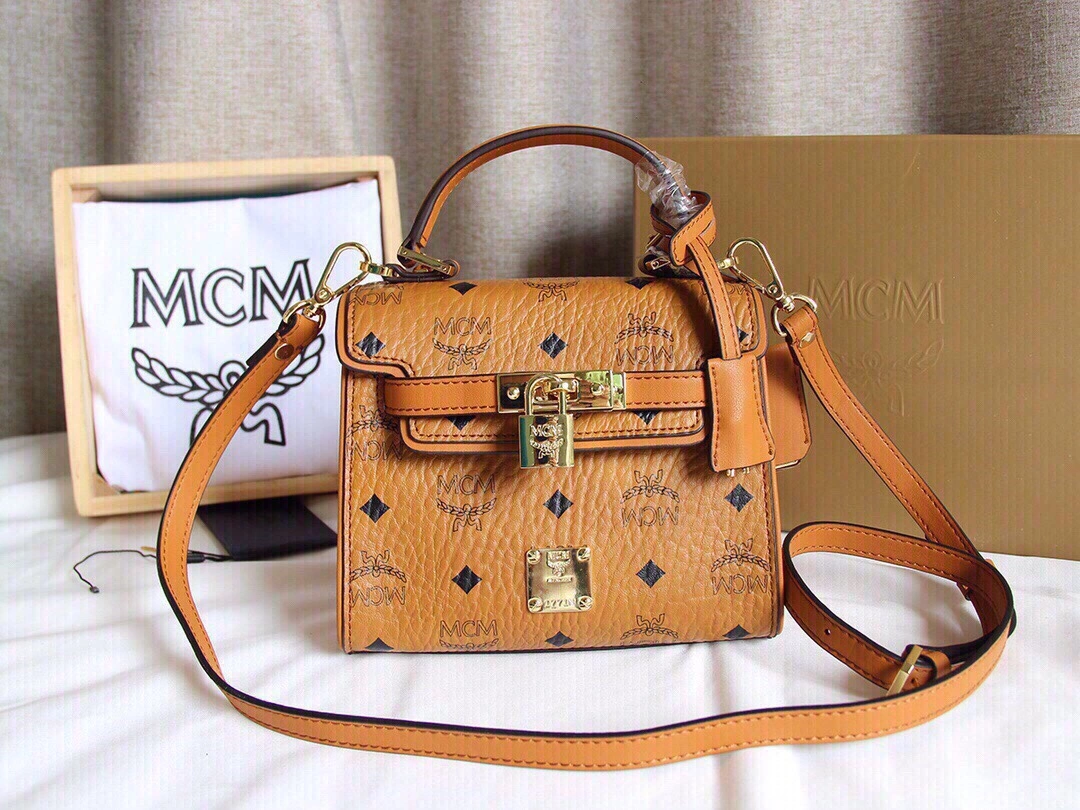 MCM Top Handle Bags Bold 90426