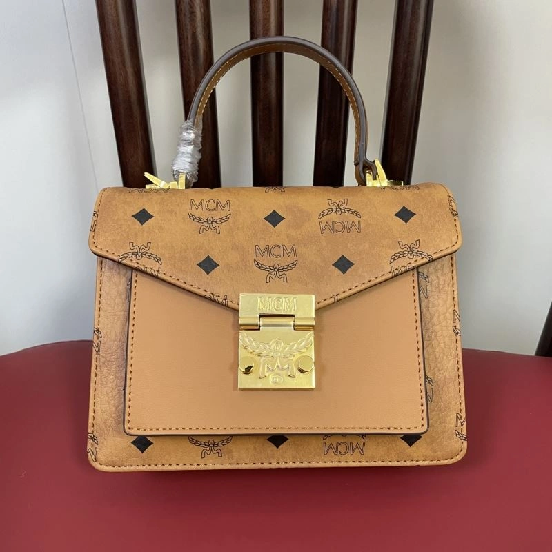 WrinkleFree MCM Top Handle Bags 89612