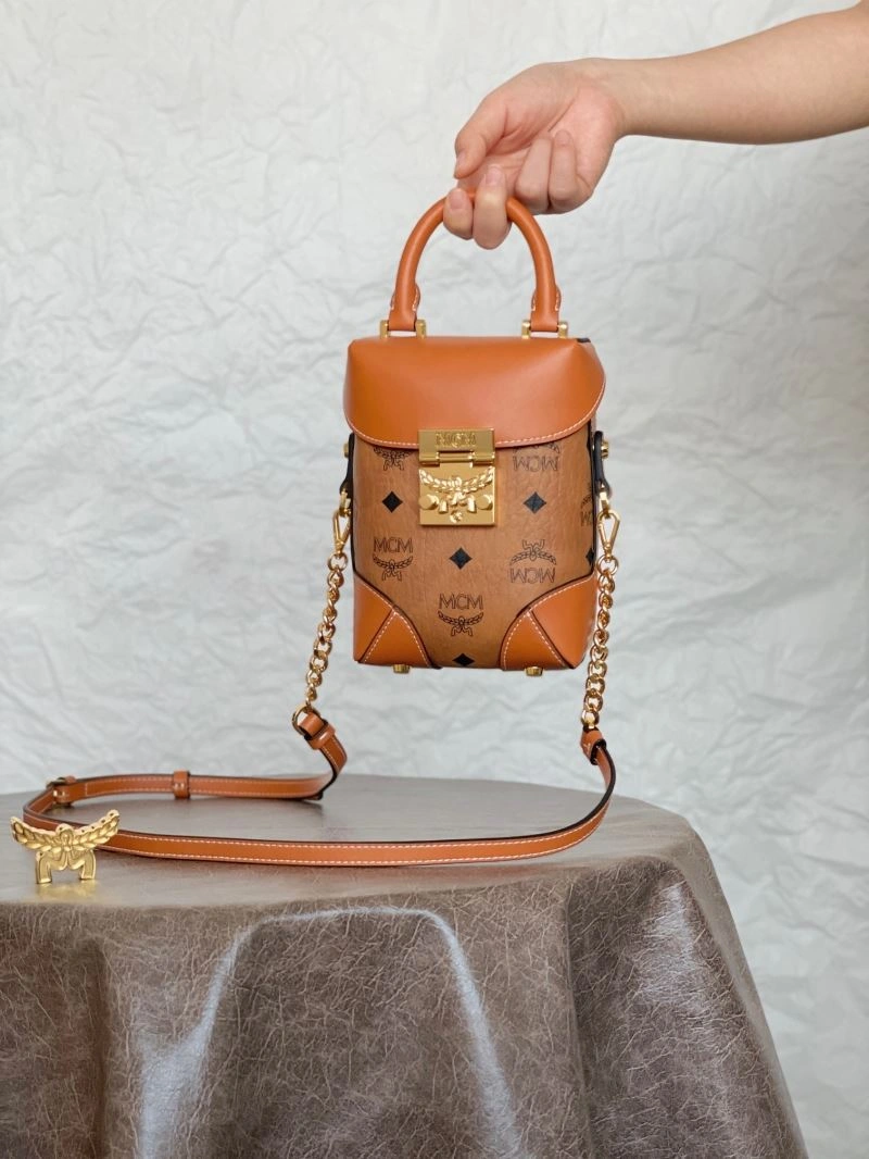 MCM Top Handle Bags Stylish 63776