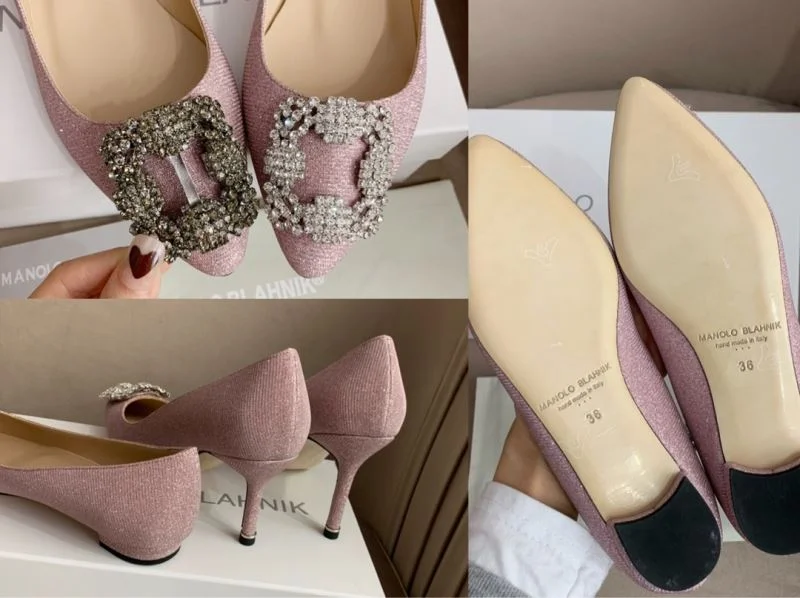 Manolo Blahnik Shoes SmoothTexture 9701
