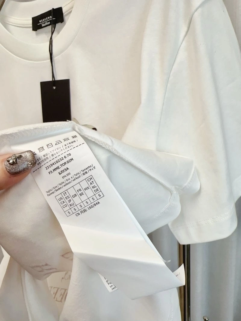 Max Mara T-Shirts Minimalist 156551