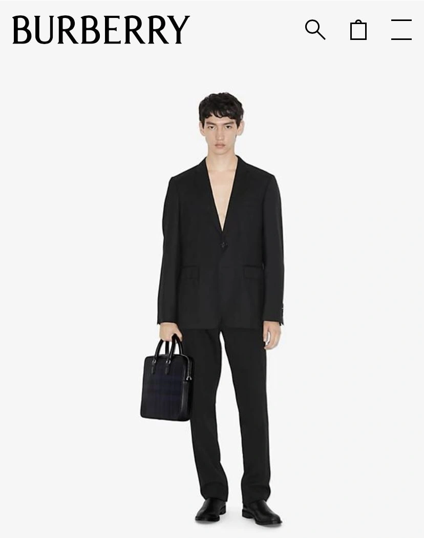 Mens Burberry Briefcases OdorResistant 93319