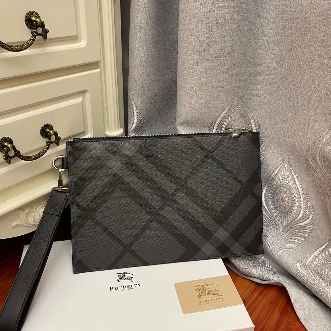 Mens Burberry Clutch Bags Durable 93299