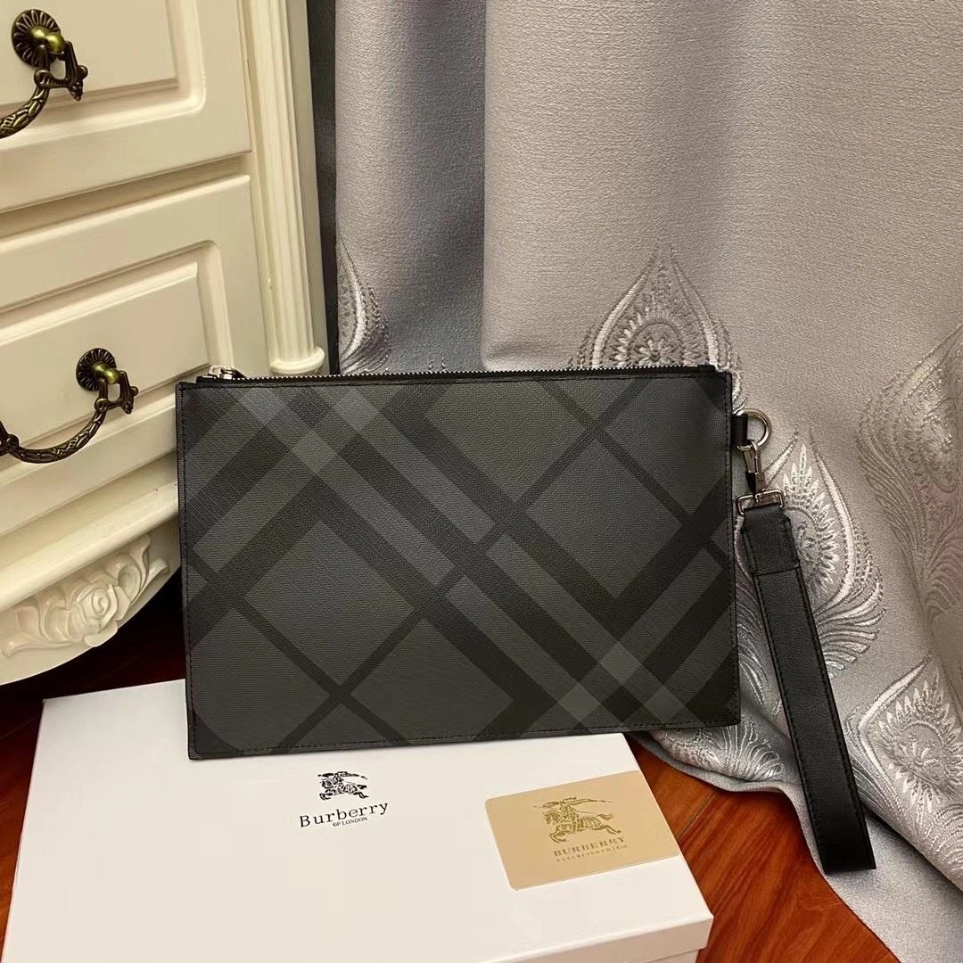 Mens Burberry Clutch Bags Durable 93299