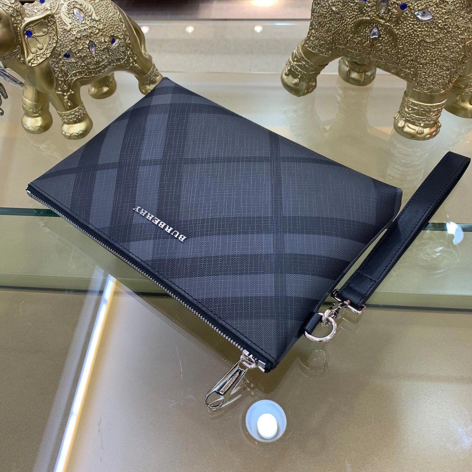 WrinkleFree Mens Burberry Clutch Bags 92293