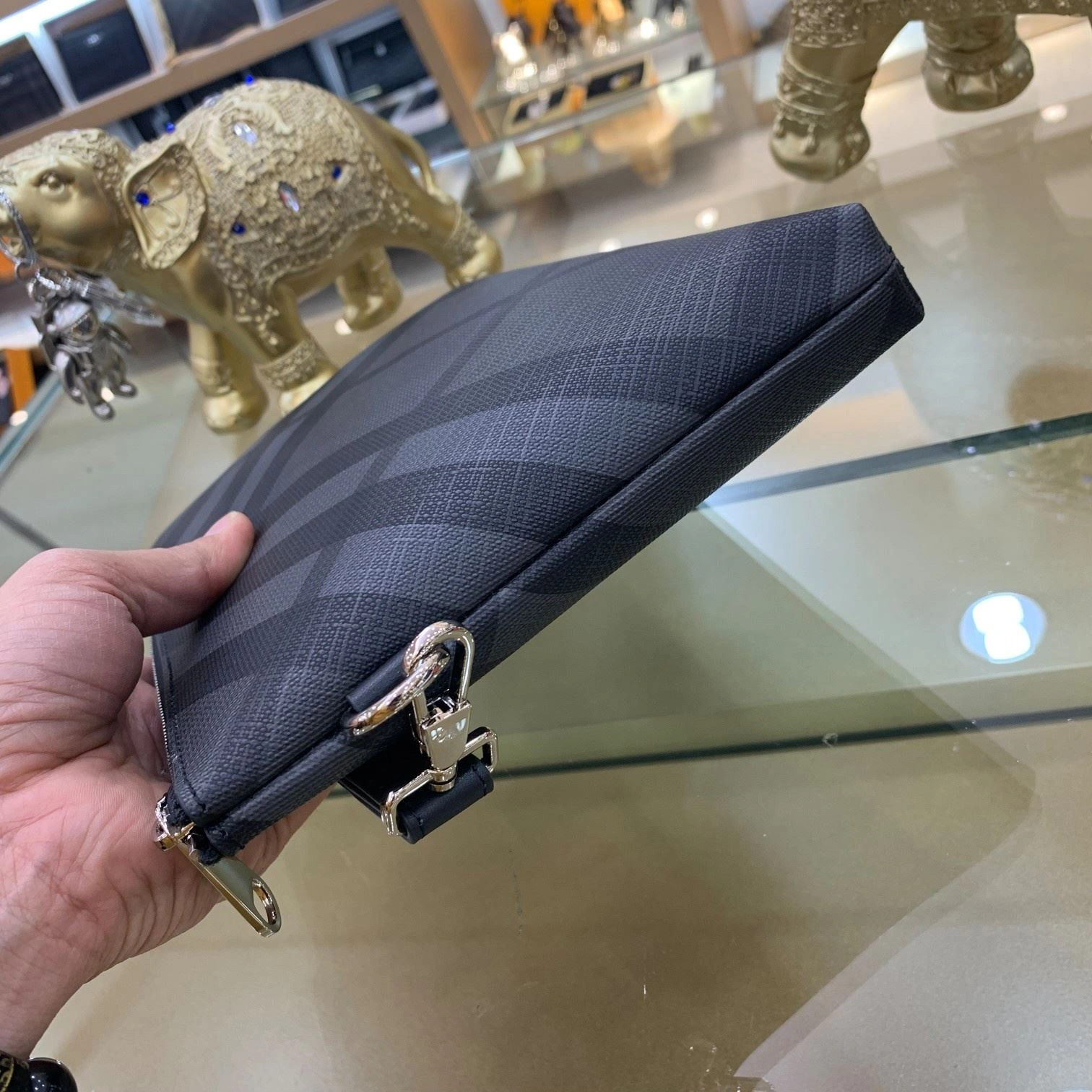 WrinkleFree Mens Burberry Clutch Bags 92293