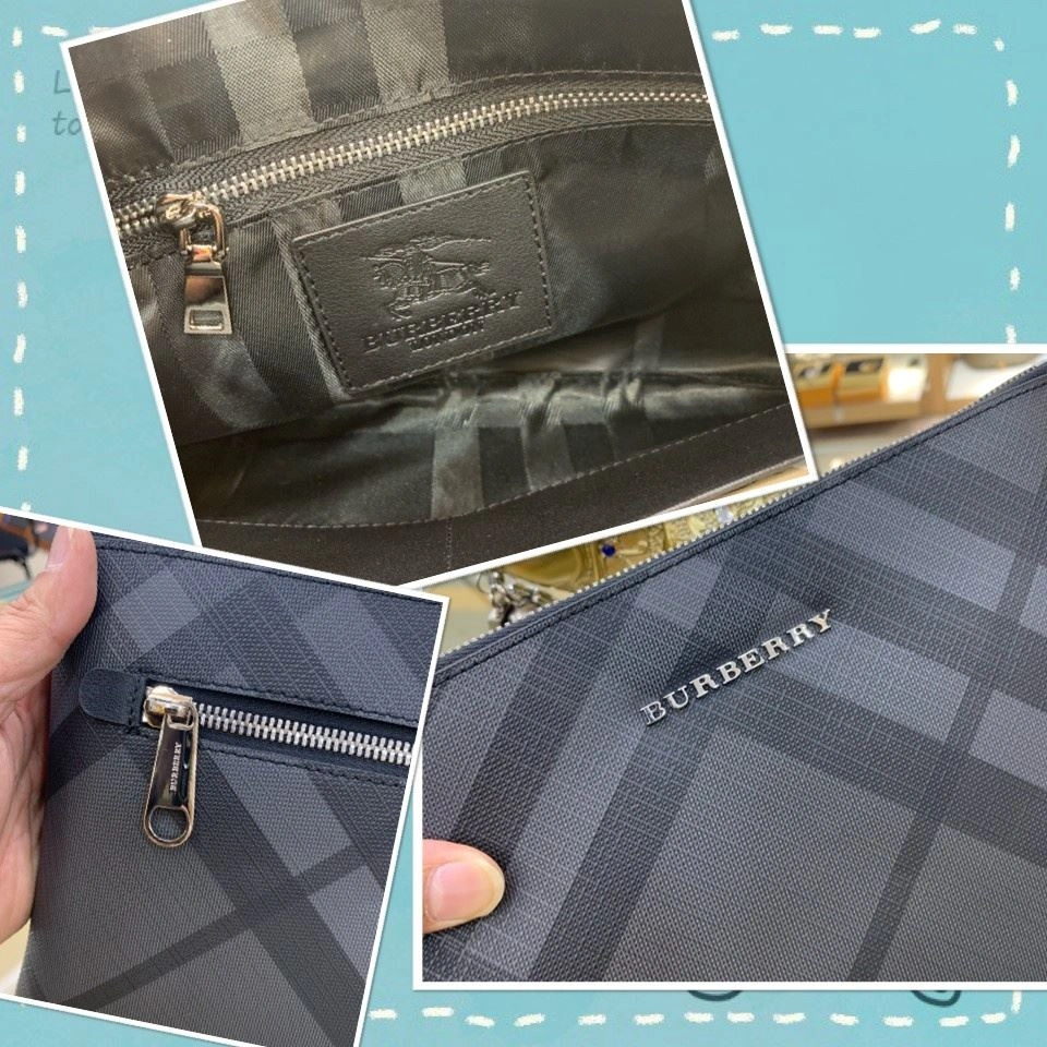 WrinkleFree Mens Burberry Clutch Bags 92293