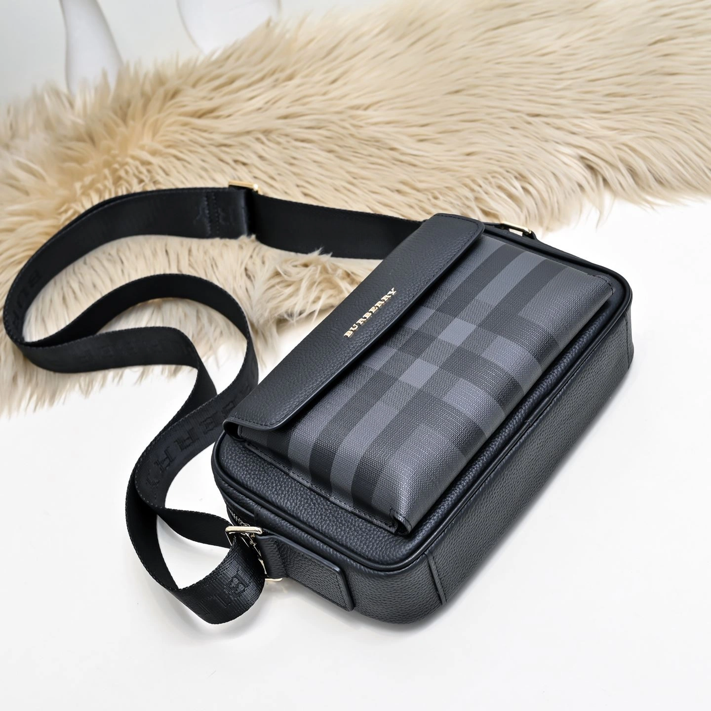 Mens Burberry Satchel Bags SmoothTexture 91261