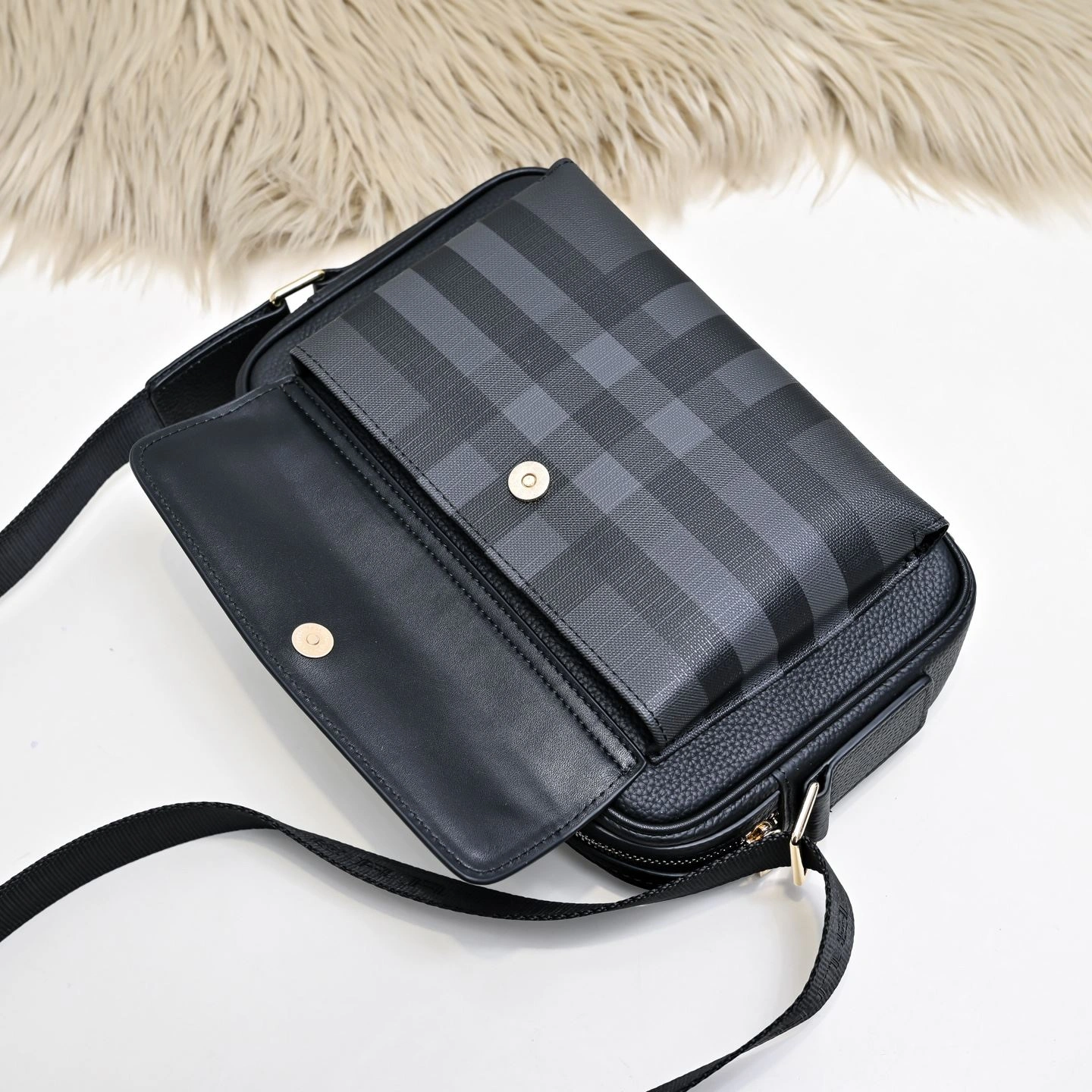 Mens Burberry Satchel Bags SmoothTexture 91261
