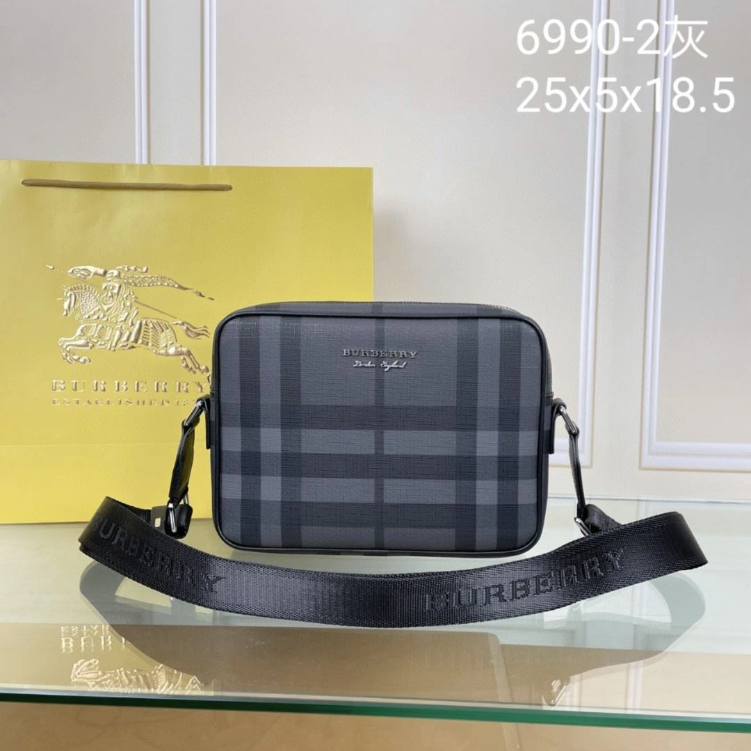 WellDesigned Mens Burberry Satchel Bags 92241
