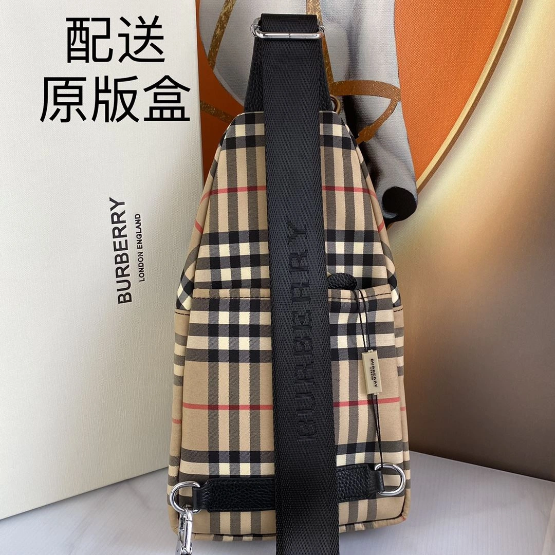 Mens Burberry Waist Chest Packs WaterResistant 93230